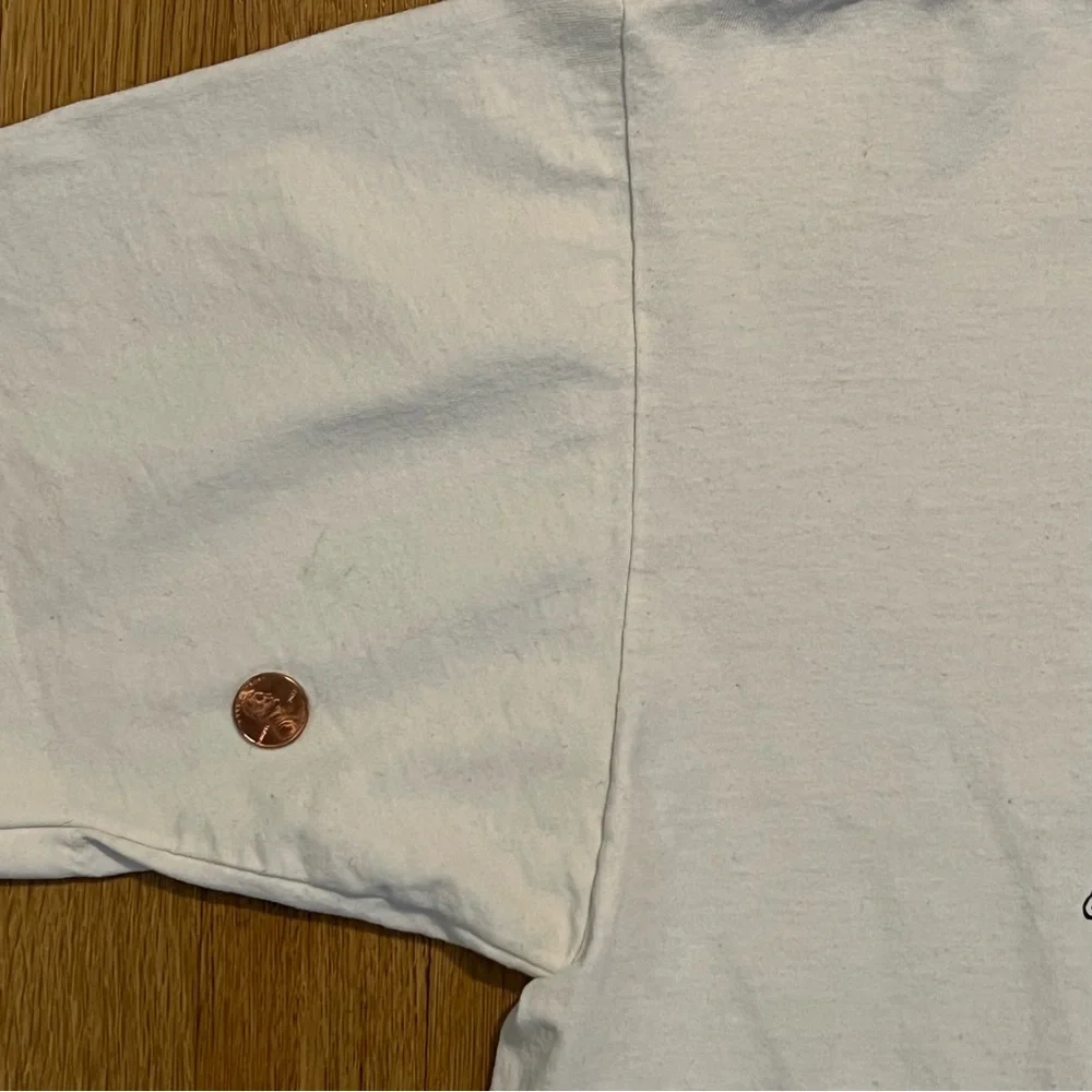 Vintage Surfin Surfari T Shirt XL White CYRK 80s Single Stitch Made in USA - Picture 5 of 7